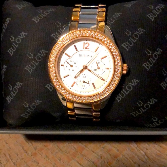 Bulova Watch - Rose Gold & Stainless Steel - Picture 2 of 6